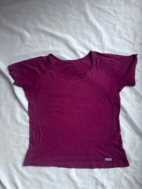 Woolrich Womens Short Sleeve Scoop Neck Top